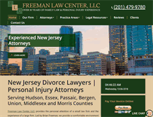 Tablet Screenshot of freemanhugheslaw.com